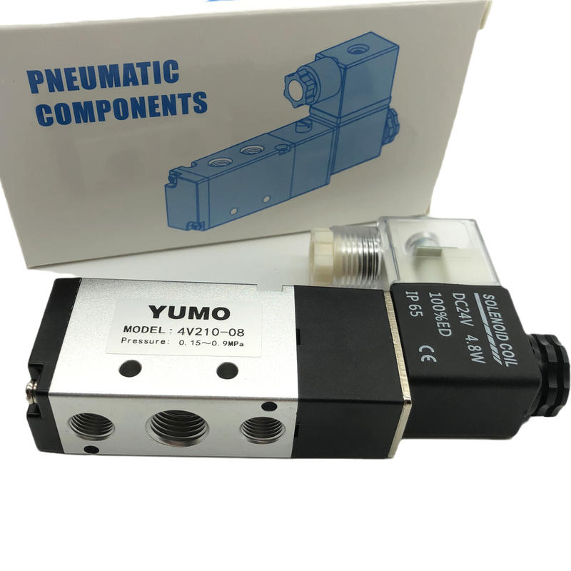 YUMO 4V210-08 Electromagnetic valve two position five way DC24V