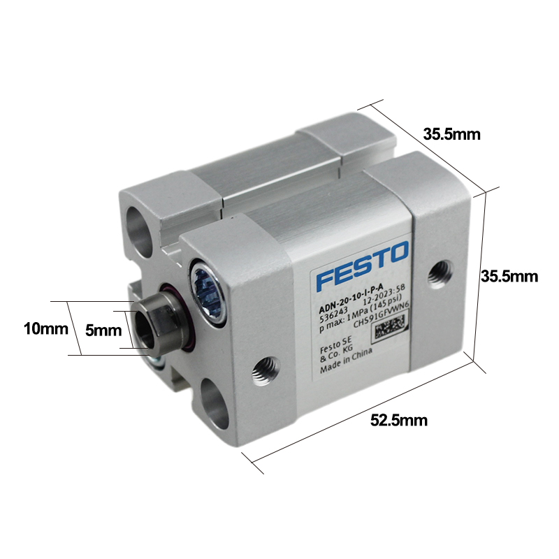 Festo Compact cylinder ADN-20-10-I-P-A New Automatic Controller accessories